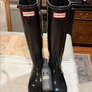 Hunter Black Women's Winter & Rain Boots
